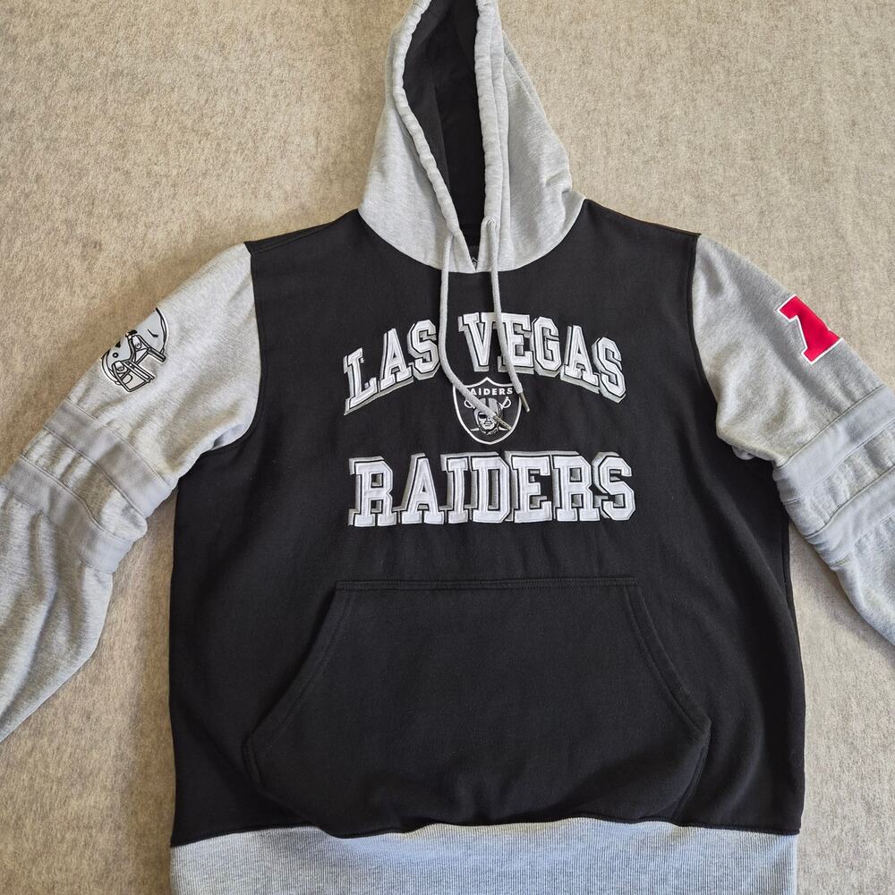 Men's Las Vegas Raiders NFL Pullover Hoodie Size L